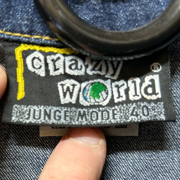 Vintage Hand Painted Jean Jacket - Picture 2 of 4